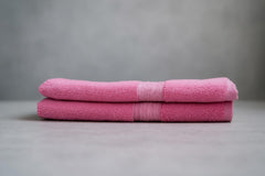 Siya Fashion Cotton Bath Towel 1000 Gsm | Ultra Soft Absorbent Quick Dry Lightweight & Durable Fabric Perfect For Home, Gym, Travel & Everyday Use (Dark Pink) - Pack Of 2