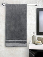 Spaces Hygro Cotton Bath Towel 600 Gsm | Blooms Softer When Washed Ultra Absorbency Dries You Quicker (Grey)