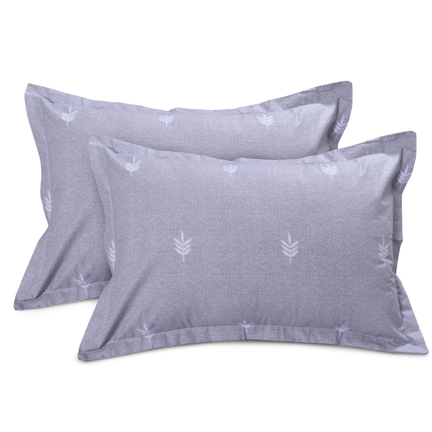 King Size For Bedsheet With 2 Pillow Covers (108 X 108 Inches) Seal Grey & White | Ideal For Hotel, House, Guest House | Soft & Comfortable Sleep