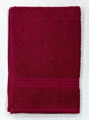 Bombay Dyeing Tulip Hand Towels 1200 Gsm (Mahroon) - Set Of 6