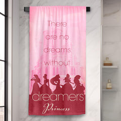 Sassoon Princess Disney Princess Dreamer Bath Towel 400 Gsm | Gentle, Super Absorbant, Easy Care Bath Towel For Kids (Pink)