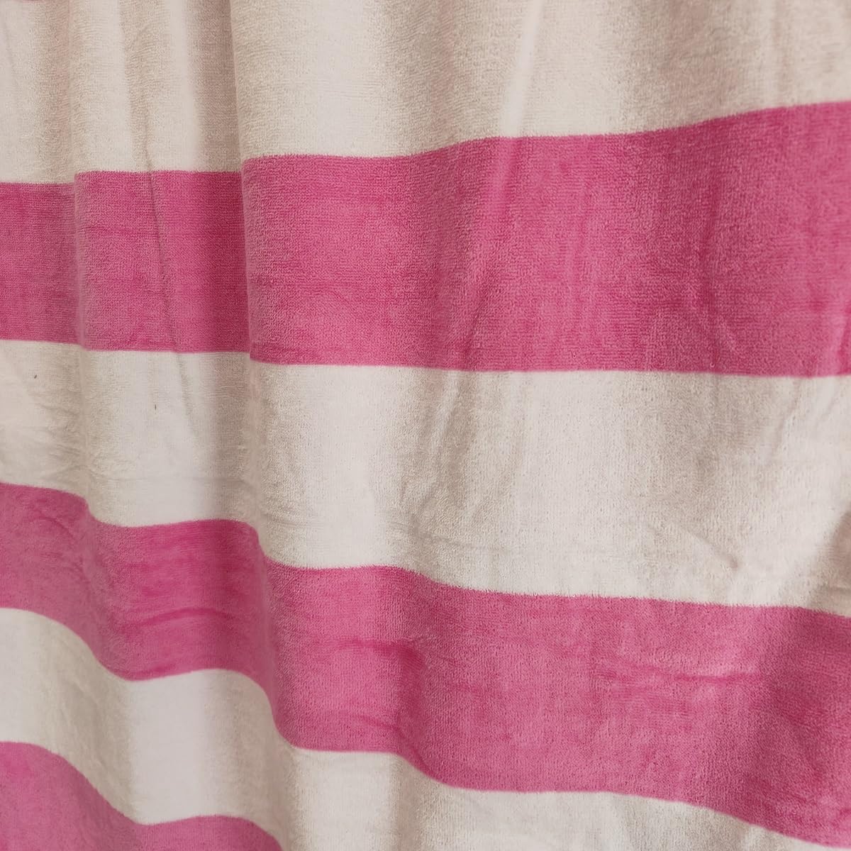 Cotton Bolls Textiles Premium 100% Cotton Bath Towel 450 Gsm | Ultra-Soft & Absorbent Quick Dry Durable Stripe Design Towel (Pink)
