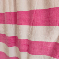 Cotton Bolls Textiles Premium 100% Cotton Bath Towel 450 Gsm | Ultra-Soft & Absorbent Quick Dry Durable Stripe Design Towel (Pink)