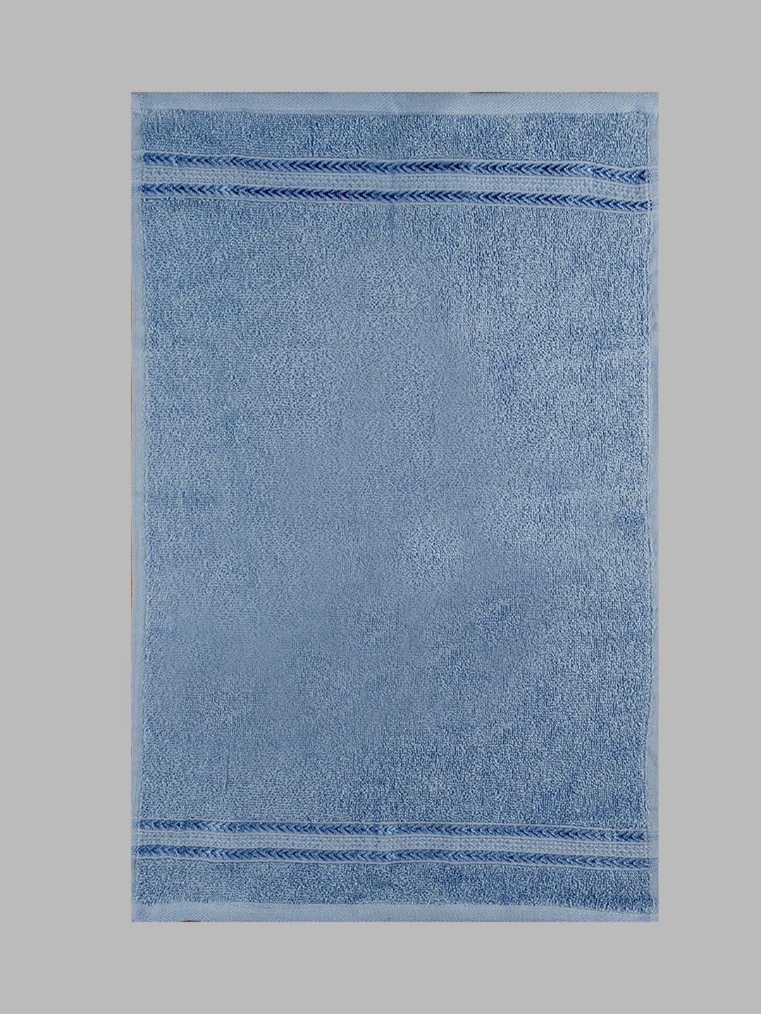 Ramraj Cotton Premium Soft & Absorbent Terry Hand Towel 900 Gsm (Navy Blue) - Pack Of 6