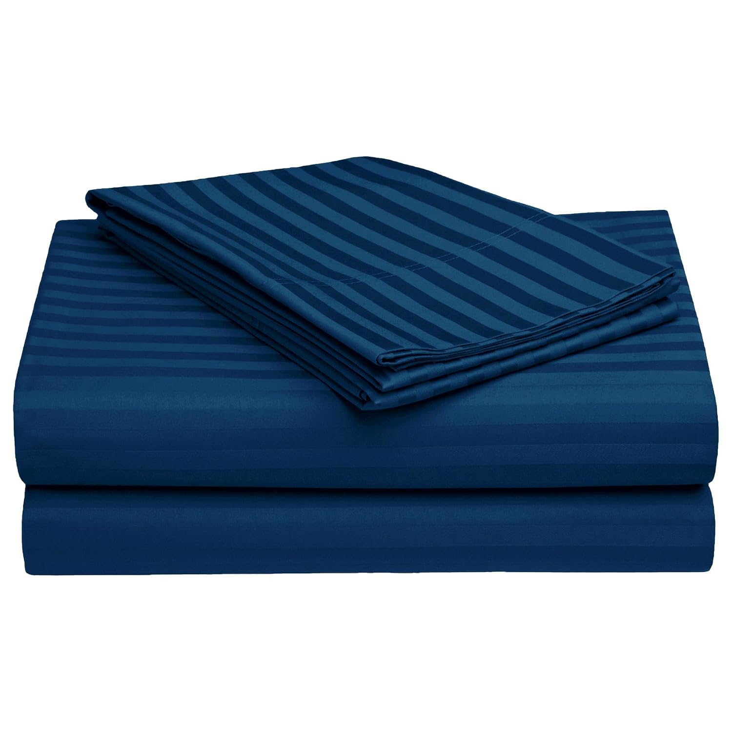 Perfect Double Bedsheets For Queen Size With Two Pillow Cover - 88 X 98 Inches, Navy Blue | Soft & Breathable, For Bedroom & Gifting