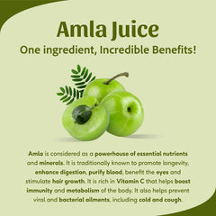 Sri Sri Tattva Shuddhta Ka Naam, Amla Juice Herbal & Pure Rich In Vitamin C, Naturally Boosts Immunity | 1 Litre 2.2lbs