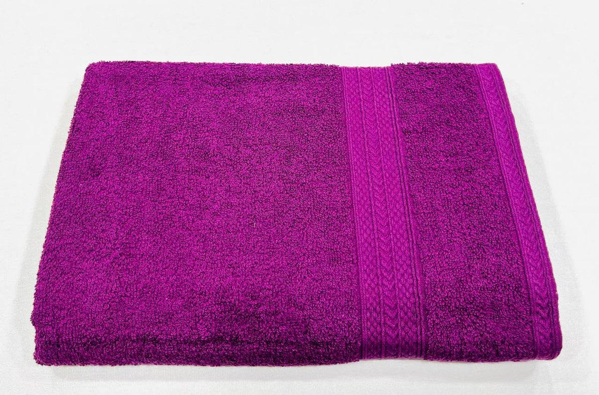 Bombay Dyeing Tulip Small Size Bath Towel 500 Gsm (Wine)