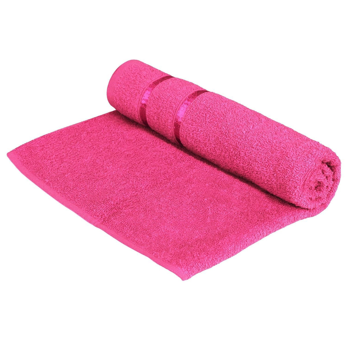 Prexa 100% Cotton Bath Towel 450 Gsm | Soft Bath Towel For Men & Women Ultra Absorbent Cotton Towel (Pink)