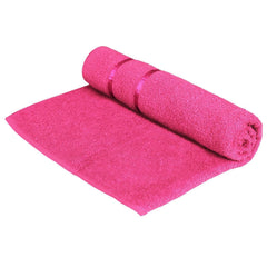 Prexa 100% Cotton Bath Towel 450 Gsm | Soft Bath Towel For Men & Women Ultra Absorbent Cotton Towel (Pink)
