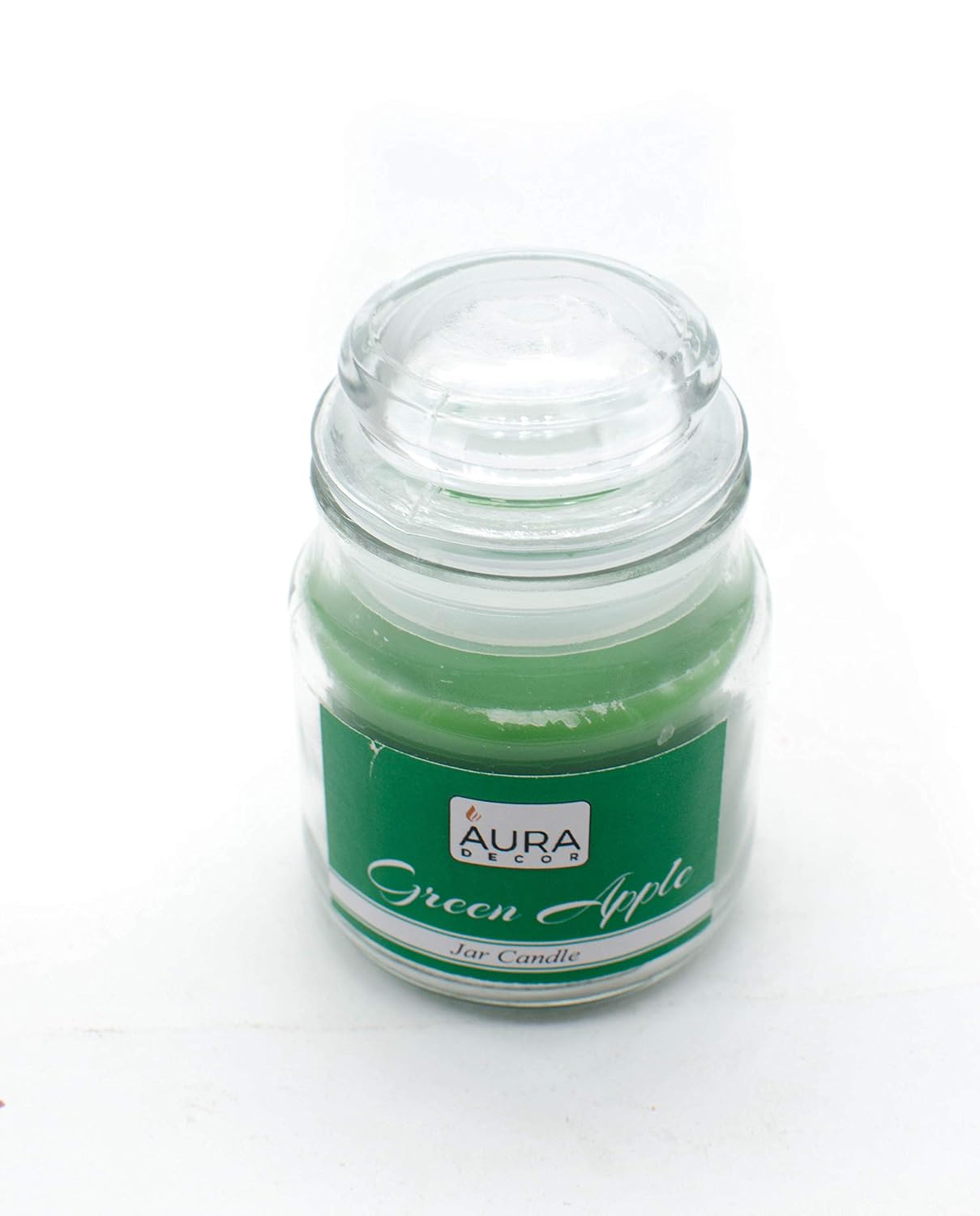 GREEN APPLE HIGHLY FRAGRANCE JAR CANDLE AROMATHERAPY | LONG BURNING TIME 30 HOUR