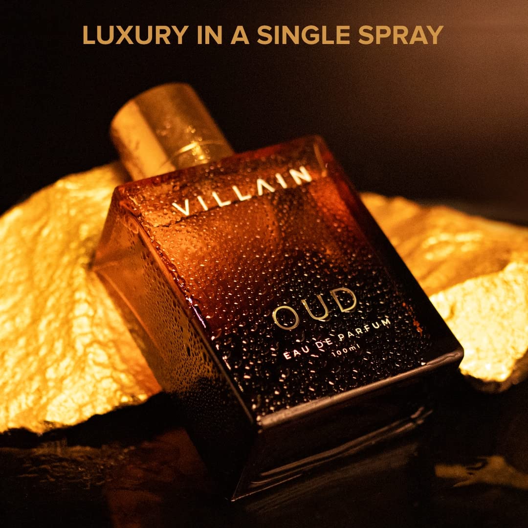 Villain Oud Eau De Parfum 100ml 3.4 Fl.oz. Best Gift For Husband | Men Fragrance | Long Lasting