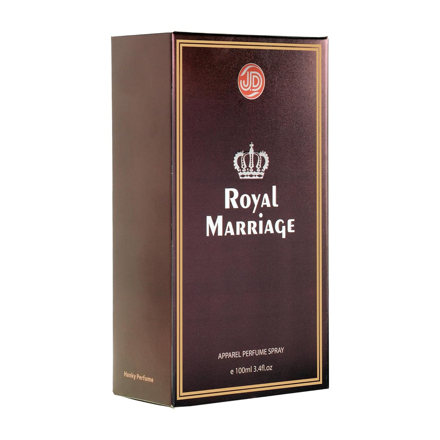 JD International Royal Marriage Apparel Unisex Perfume With Long Lasting Fragrance - 100ml, 3.4 Fl.oz.   | Perfume For Men & Women