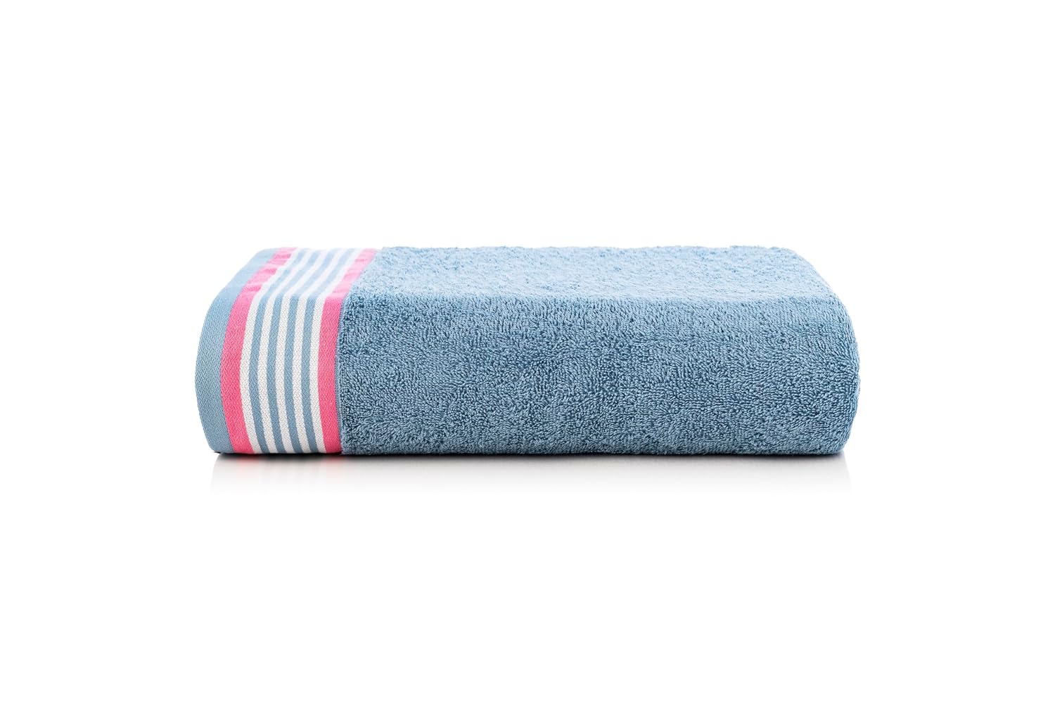 Casa Copenhagen Germany Design He & She Collection 100% Cotton Hand Towel 740 Gsm (Dusty Blue & Pink)- 6 Pcs