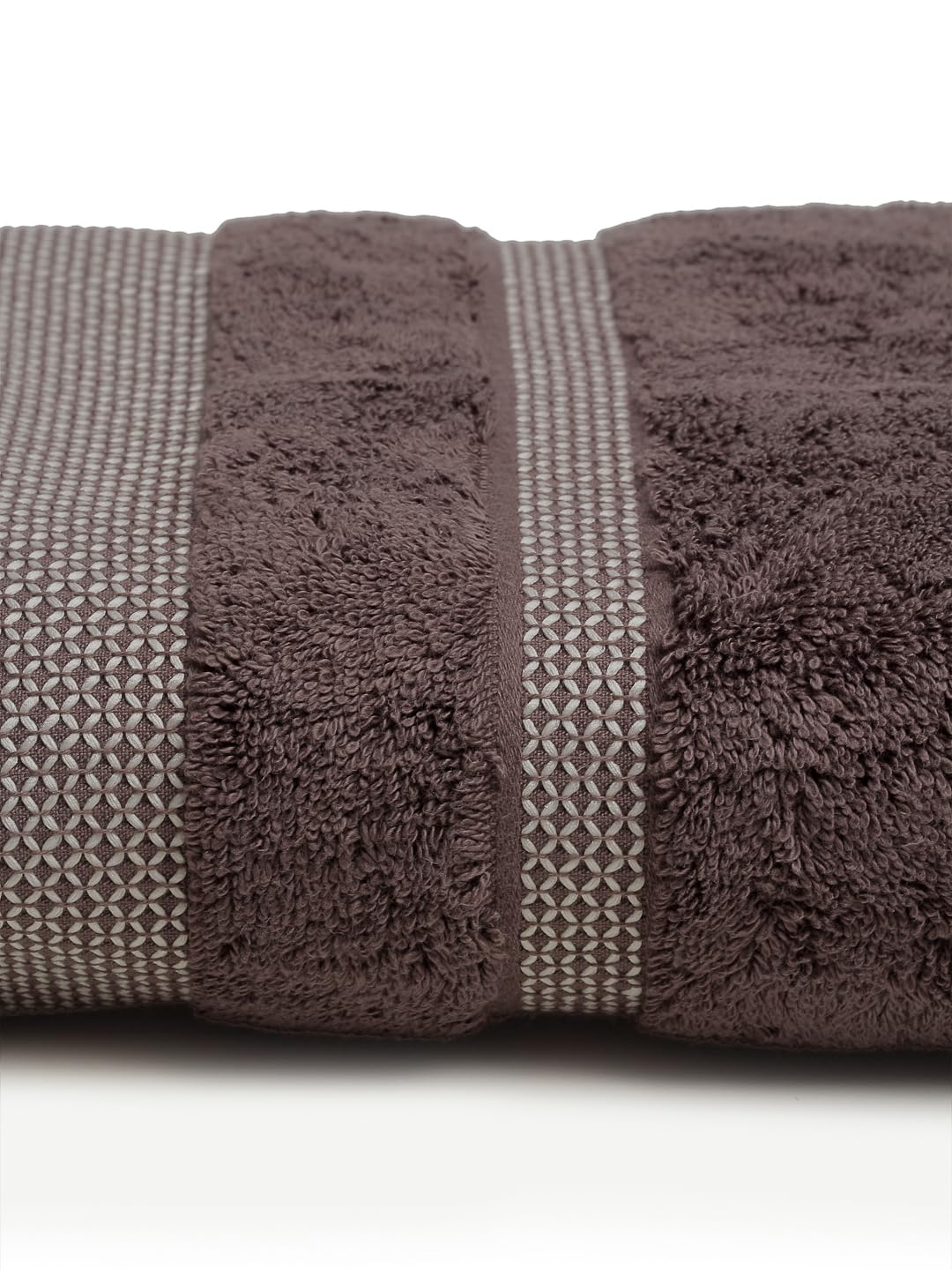 Spaces Hygro Cotton Bath Towel 600 Gsm | Dries You Quicker Blooms Softer When Washed Dries You Quicker (Dark Brown)
