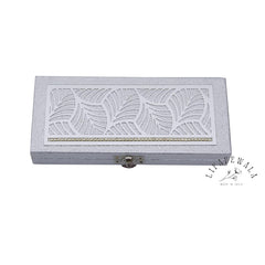 Designer Rectangular Shaped Cash Box, Shagun Box, Gift Box, Gaddi Box, Jewellery Box, Shagun Envelope, Colour - Silver