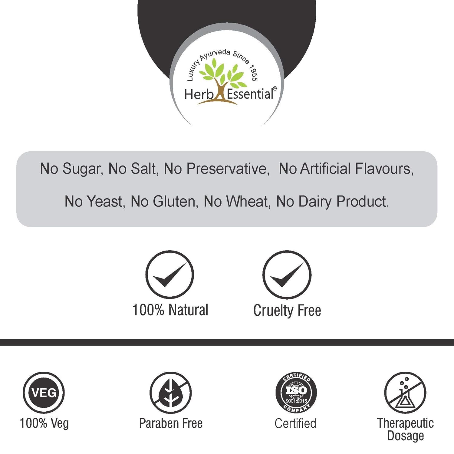 Herb Essential Aloevera Tablet, 500mg, Rejuvenate Skin & Hair, Made With 100% Pure Herb Extracts | 60 Tablets, 100gm 0.2lbs