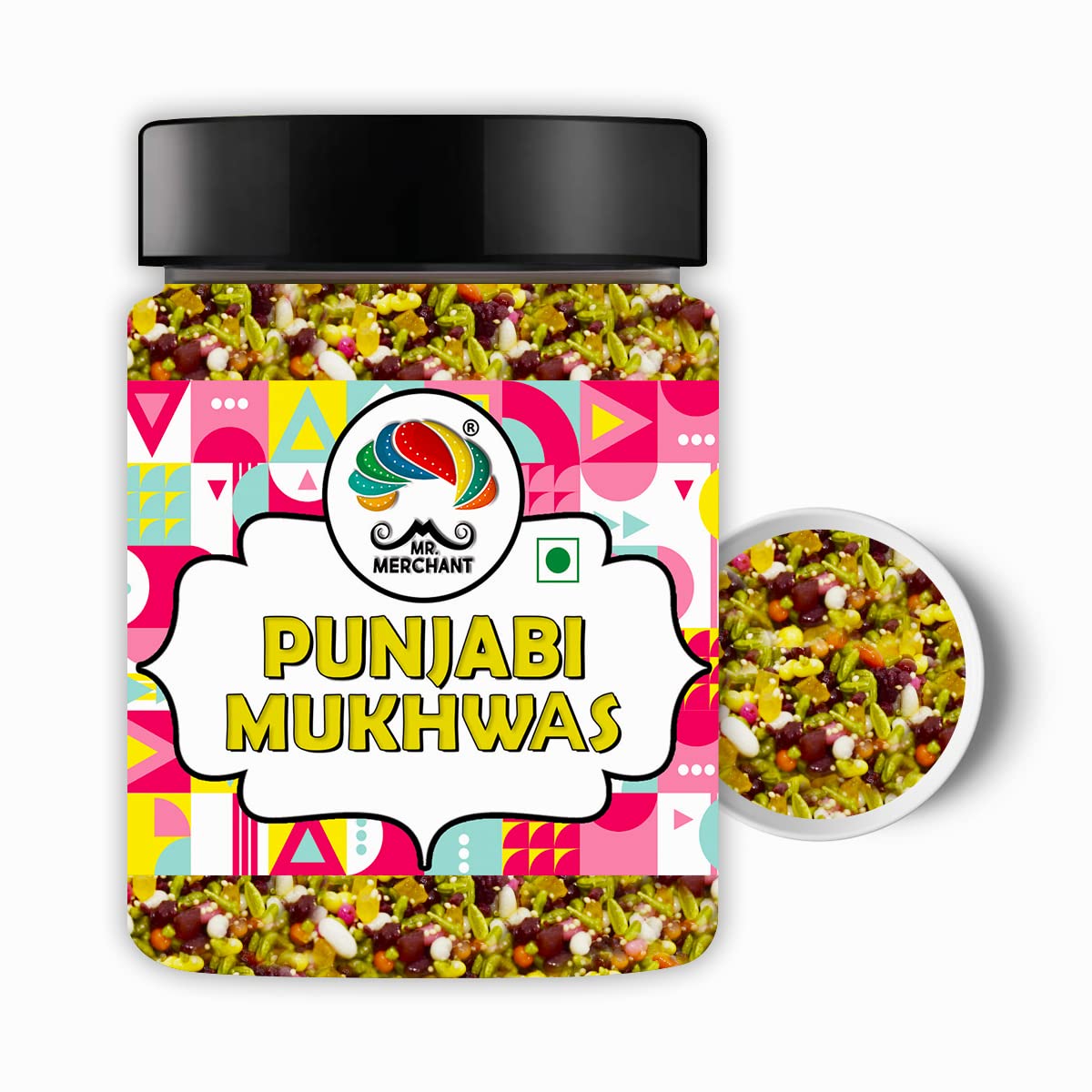 Mr. Merchant Punjabi Traditional Mouth Freshener Mix 300gm, | Jar Pack