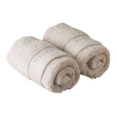 Spread Spain Resort Luxury Hotel & Spa Quality Luxurious Cotton Face Towel 720 Gsm Maximum Softness & Absorbency, Ultra-Durable - Brich (2 Piece)