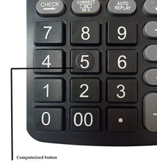 Shiv Damru 12 Digits Desktop Calculator With Large LCD Display And Sensitive Button, Standard Function For Office, Home & School
