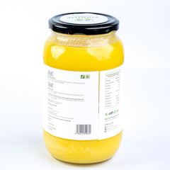 Premium Natural A2 Gir Cow Ghee By Khushal Farms | High In Protein Fiber & Nutrients Healthy Desi Ghee Good For Taste | (1 Litr) 33.8 Ounce | Jar Pack