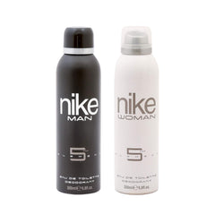 Nike 5th Element Eau De Toilette Deodorant Body Spray 400ml 13.5 Fl.oz. Pack Of 2 | Perfect Gift Set For Husband & Wife