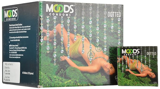 Moods Dotted Condoms (Pack of 120)