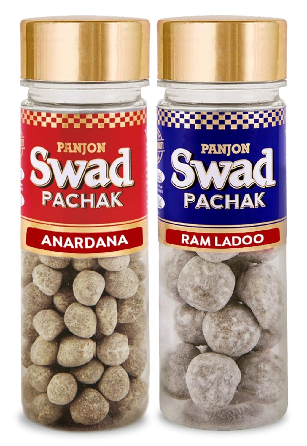 Panjon Swad Anardana & Imli Ram Ladoo Pachak Mukhwas 260gm, (130gm *2 Bottles)