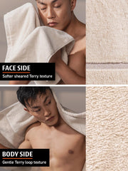 Damensch 100% Cotton Towel 200 Gsm | Super Soft Towels For Bath Large Size, Ultra Absorbent, Quick Dry Towel For Women & Men-(Serene Beige)