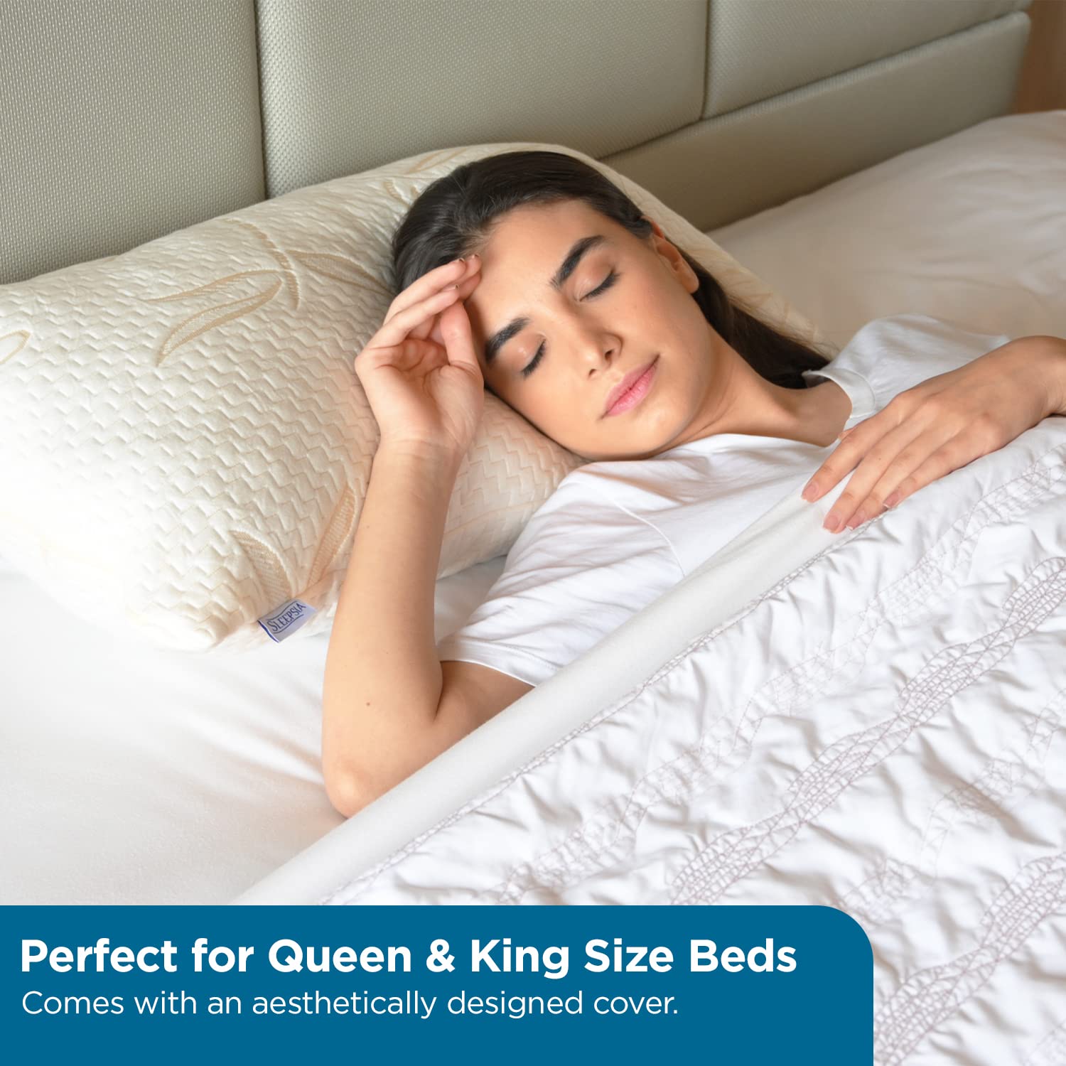 Cool Gel Orthopedic Memory Foam Pillows, Cervical Pillow For Neck Pain Relief | Queen Size, Shoulder Pain Relief - Bed Pillow For Sleeping, Ergonomic Support | Best Cervical Pillow - Pack Of 1