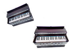 Musical Instrument Harmonium - 7 Stoppers, 39 Keys, Double Bellow, 3 1/4 Octaves, Two Reeds (Bass- Male), Instant Response Keyboard