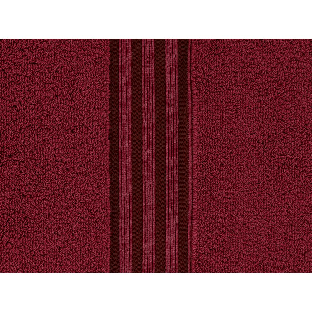 Casa Copenhagen Egyptian Cotton Exotic Hand Towel 400 Gsm (Burgundy)- 2 Pcs