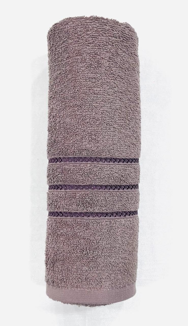 Bombay Dyeing Flora Small Size Bath Towel 500 Gsm - Light Grey