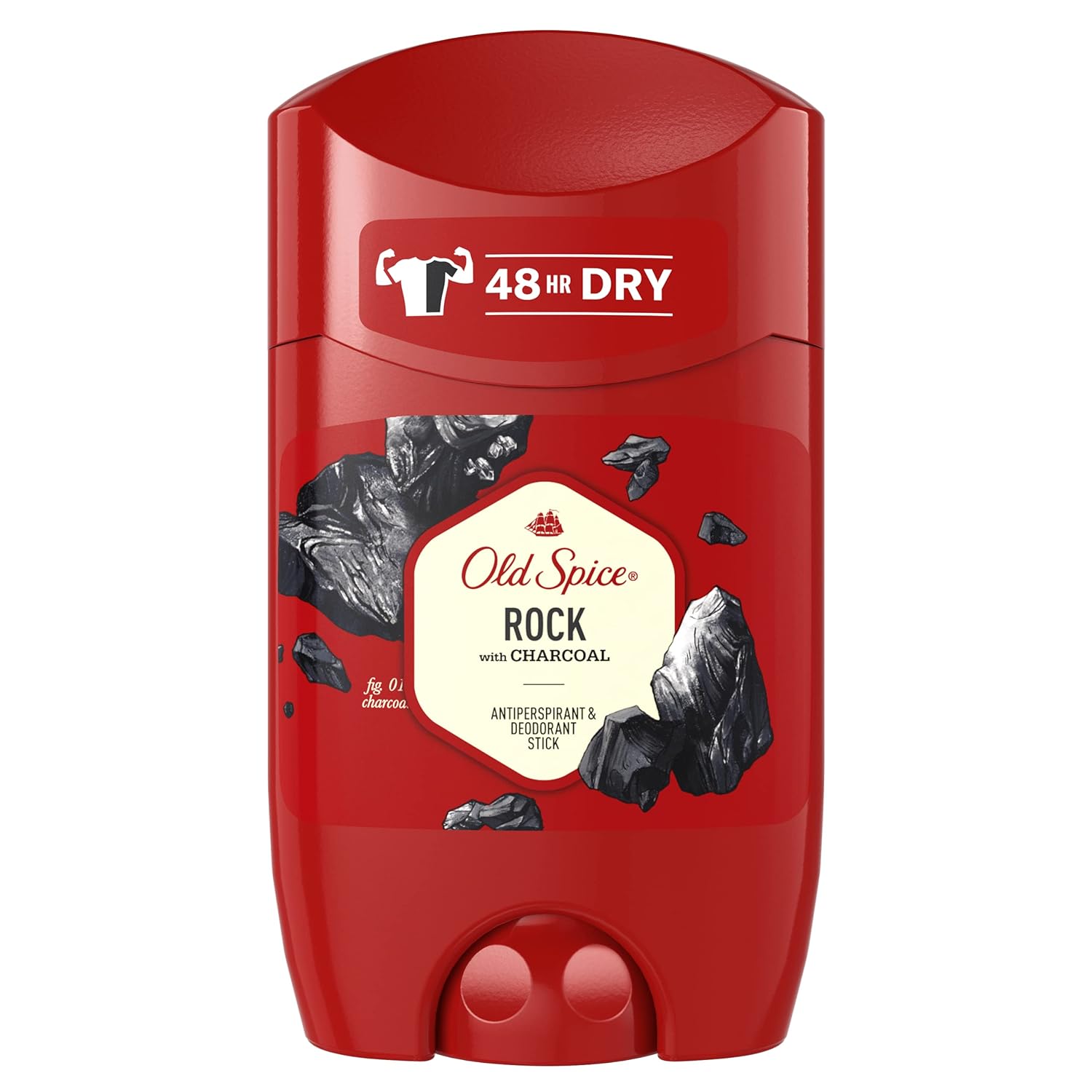 Old Spice Rock Antiperspirant & Deodorant Stick 50ml 1.6 Fl.oz. | 48 Hours Protection Against Strong Sweating | For Men