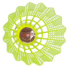 TRIUMPH Neo 2000 Nylon Badminton Shuttlecocks , Stable and Sturdy High Speed | Training Shuttlecock for Indoor and Outdoor Sports | Green , Pack Of 6