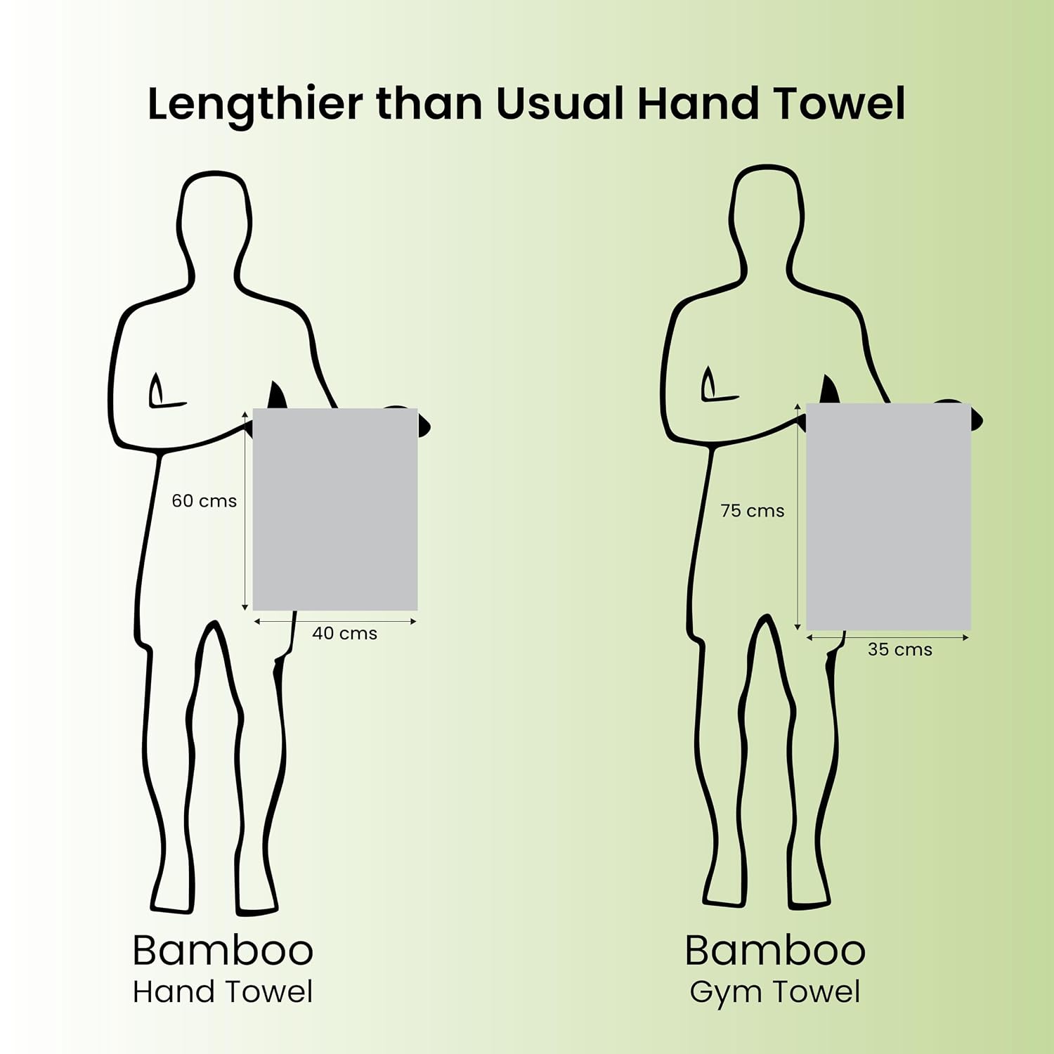 Mush 100% Bamboo Hand Towel 400 Gsm | Ultra Soft, Absorbent & Quick Dry Towel (Pink & Grey) - Set Of 2