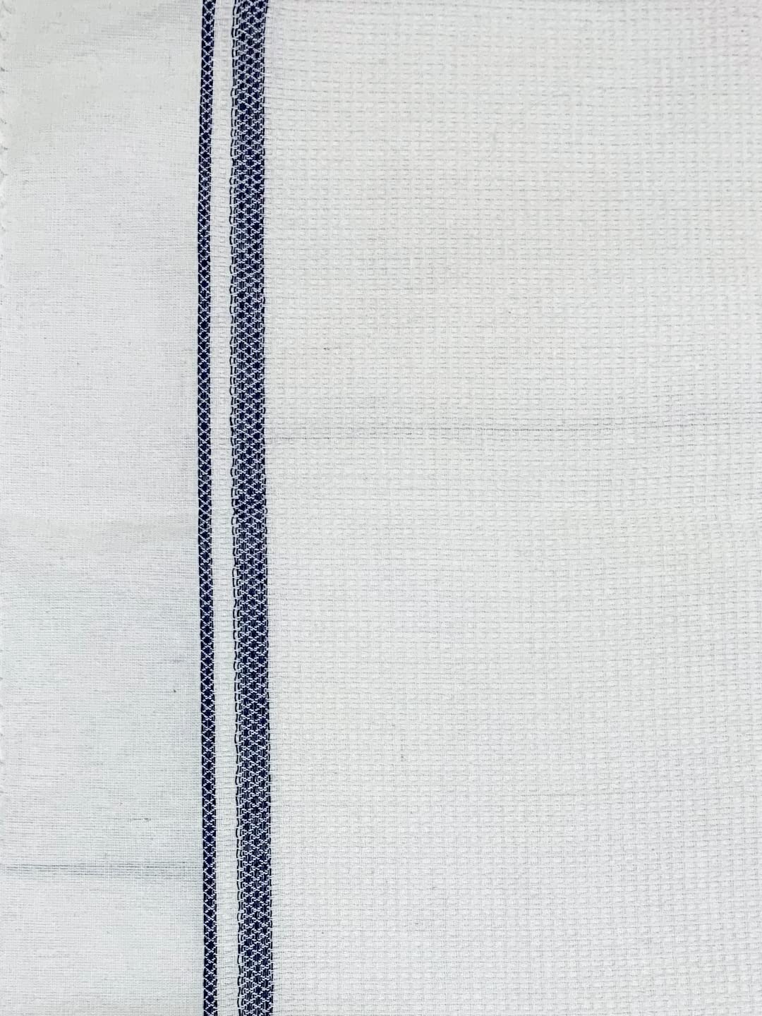 Athom Living Premium Cotton Light Weight Quick-Dry High Absorbent Cotton Bath Towel 250 Gsm, (Blue Stripes)