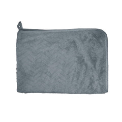 Housse Microfiber Nova Coral Fleece Bath Towel 450 Gsm | Ultra Soft Super Absorbent Towels For Gym, Yoga & Beach (Grey) - Pack Of 1