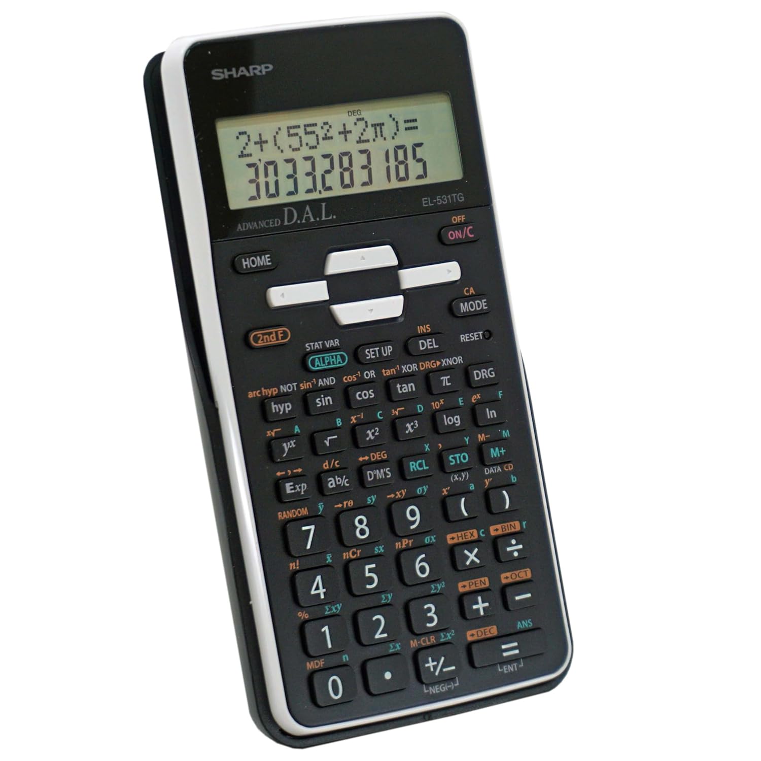 Sharp Scientific Calculator Power Source & Solar Powered, Battery Powered