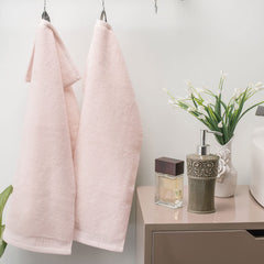 Spread Spain Resort Luxury Cotton Hand Towel 750 Gsm Maximum Softness & Absorbency, Ultra-Durable For Luxury Hotel & Spa Quality Hand Towel- Ash Rose (2 Piece)