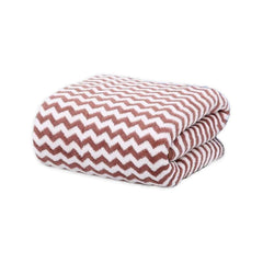 Black Gold The Finer Touch Microfiber Zigzag Bath Towel 350 Gsm | Soft & Quick Dry Towel Lightweight & Absorbent Use For Men & Women (Purple)