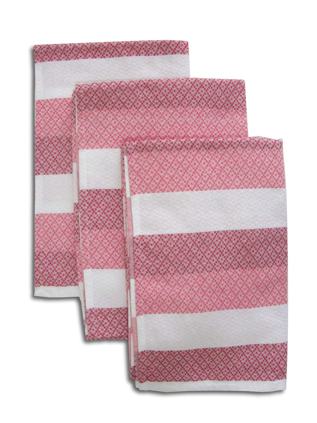 Athom Trendz Living Cotton Bath Towel 600 Gsm | Lightweight, Soft & Absorbent, Quick-Drying, Skin-Friendly, Luxury Quality, Durable Towel - Pack Of 3 (Peach)