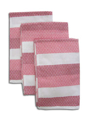Athom Trendz Living Cotton Bath Towel 600 Gsm | Lightweight, Soft & Absorbent, Quick-Drying, Skin-Friendly, Luxury Quality, Durable Towel - Pack Of 3 (Peach)