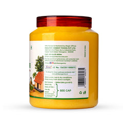 100% Pure Desi Cow Ghee By Jivika Naturals | Good Source Of Vitamin A & Healthy Desi Ghee Perfect For Digestive Health | (1 Litre) | 33.8 Ounce | Jar Pack