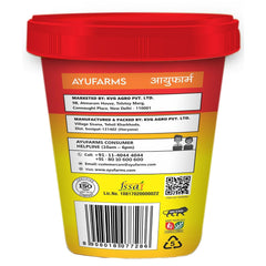 100% Pure Desi Ghee By Ayufarms | High In Vitamin A, Curd Cultured & Churned Ghee Rich In Aroma & Flavor | (1 Litre) 33.8 Ounce | Bucket