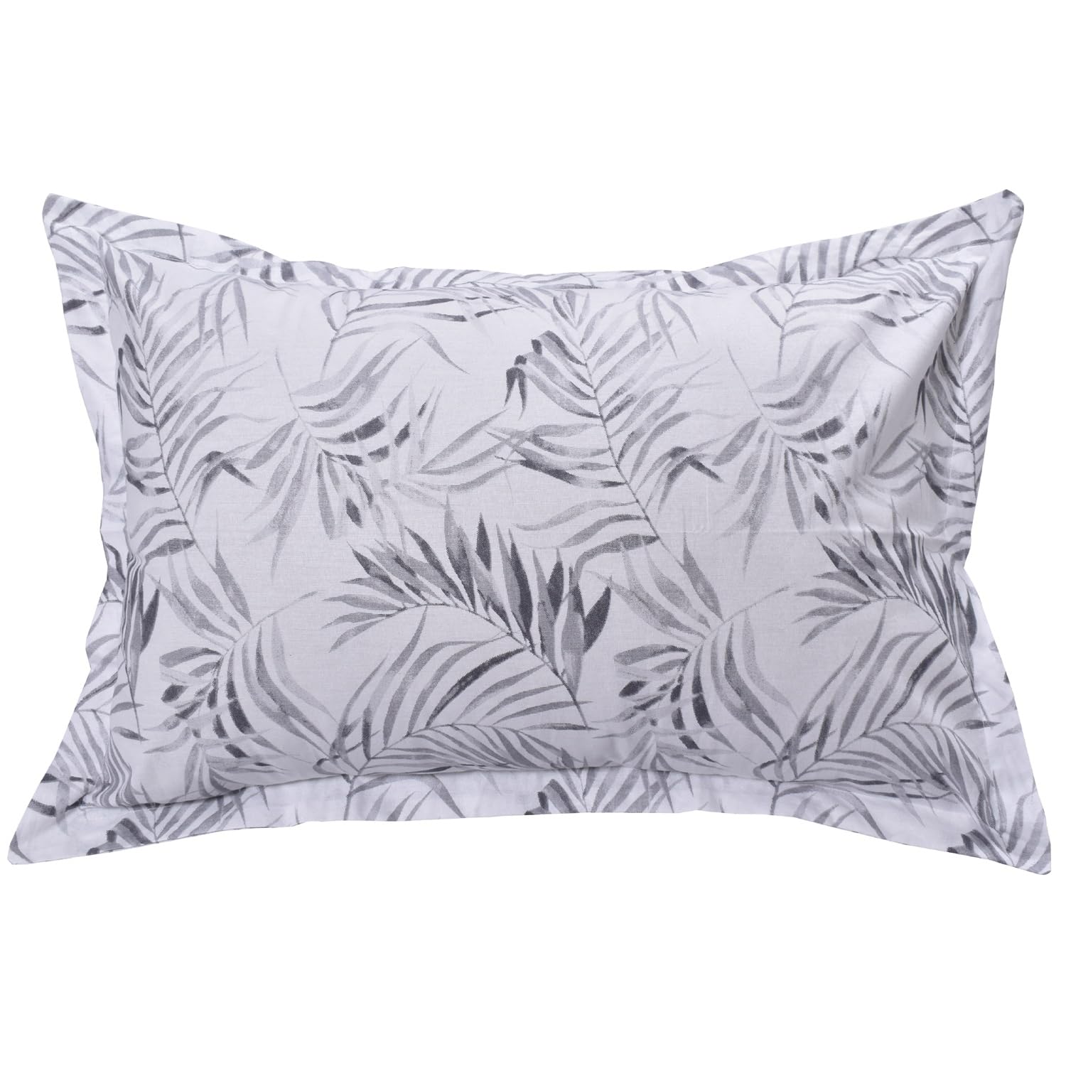 Cotton Single Bedsheets With 1 Pillow Covers - 55 X 88 Inches, Grey & White | Ideal For House - Bedroom, Guest Room, Perfect Gift For Festivals