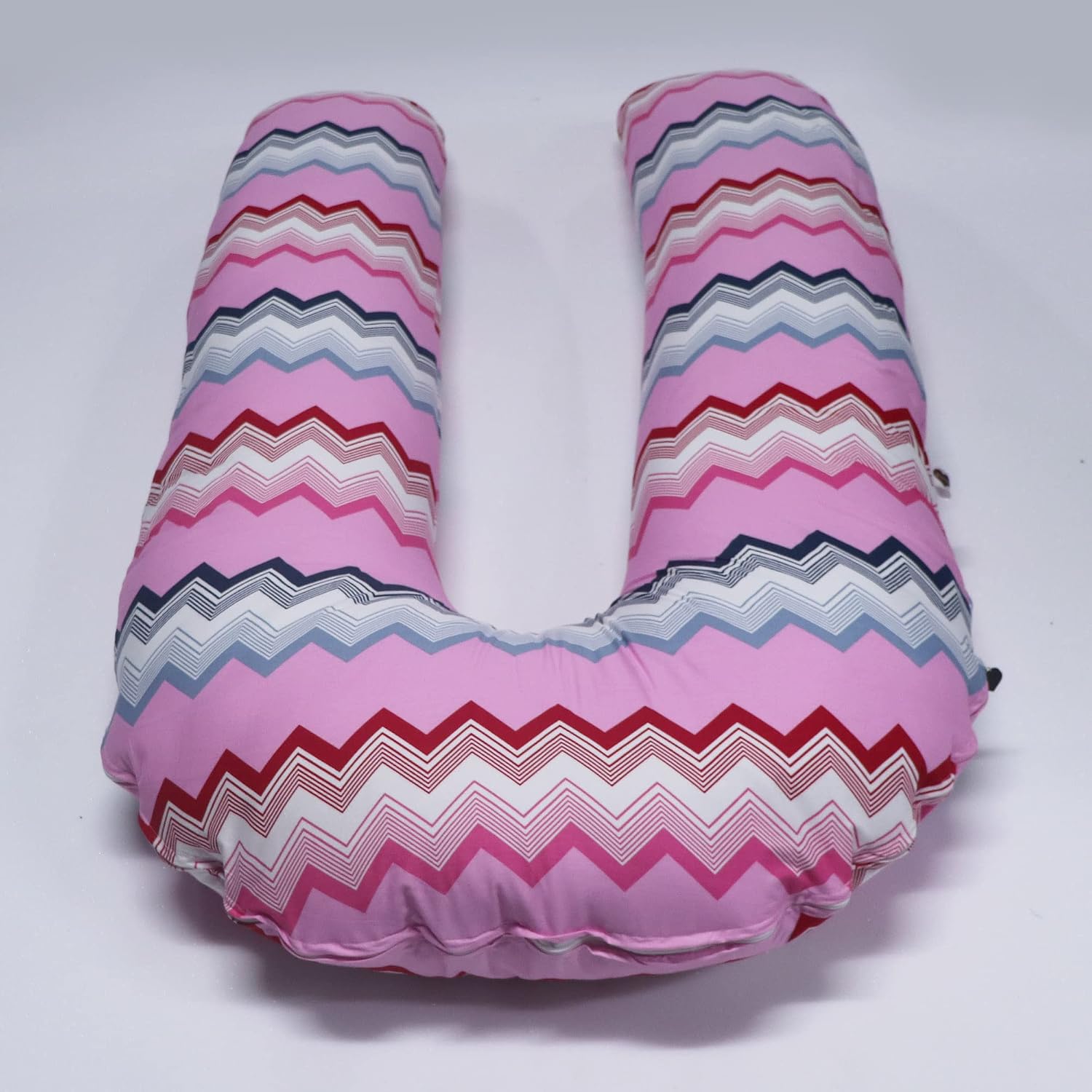 U Shaped Pregnancy Pillow, Maternity Pillow, 100% Cotton Removable Cover, Pinnacle Pink | Super Premium Pillow, Versatile Use, Pregnocare Microfibers, Breathable, Comfortable Pillow