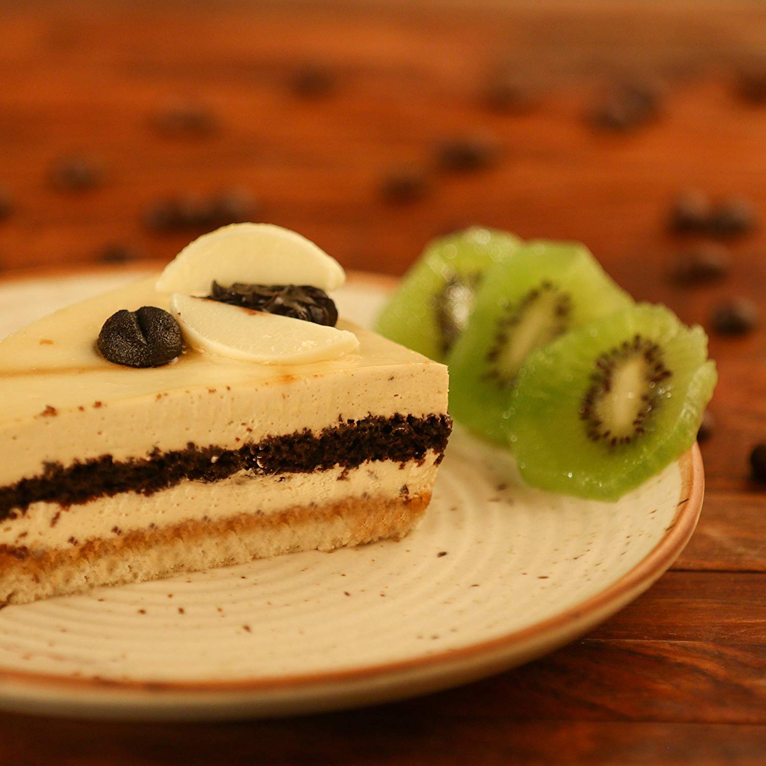 Studio Pottery Ribbed Ceramic Dinner Serving Plates Set Of 2 - Off White, Diameter: 10 Inches | Full Plates - Ceramic Platter - Fiesta Of Hope Collection