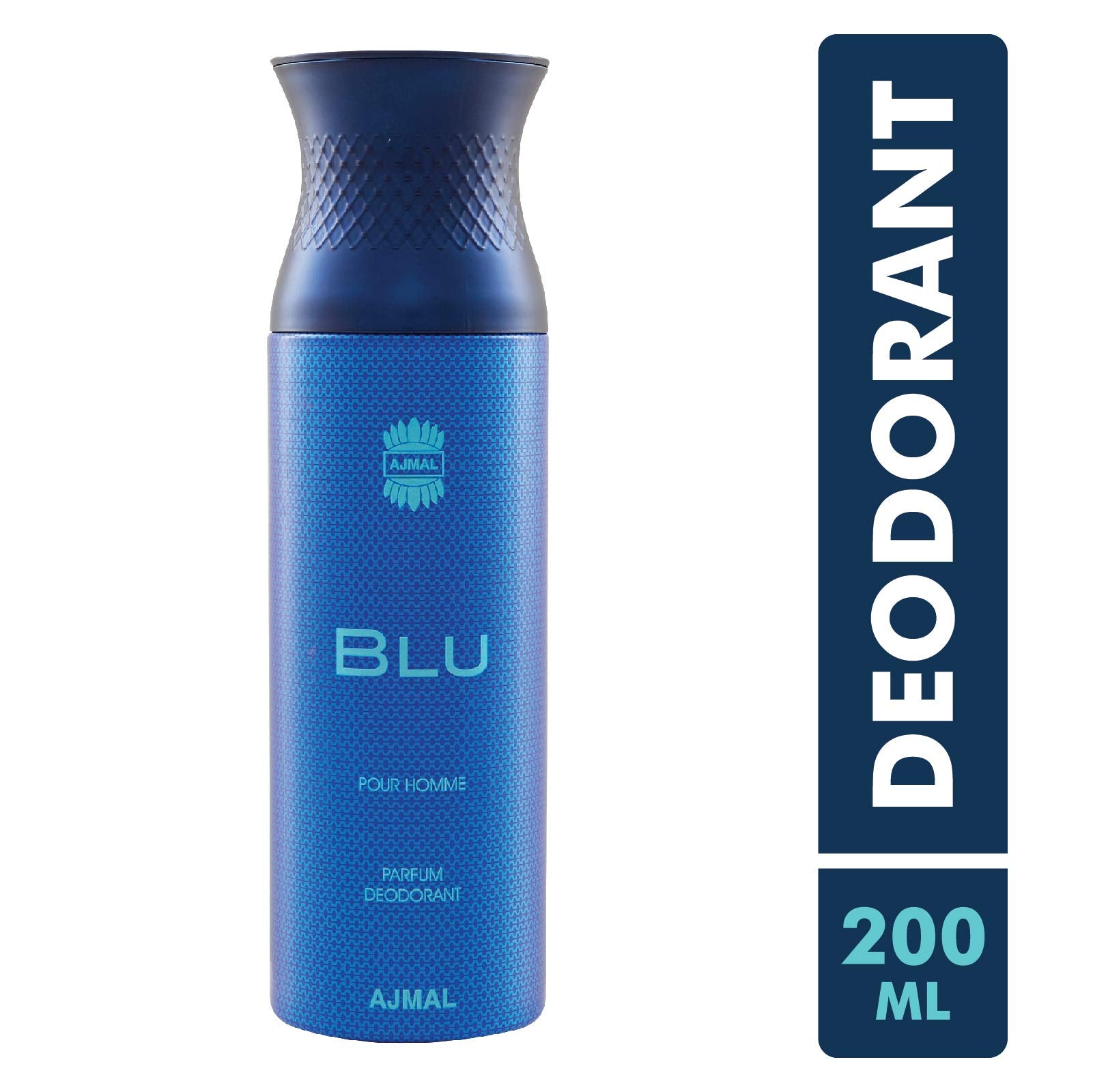 Ajmal Blu & Blu Deodorants Gift For Men 200ml 6.7 Fl.oz. Each X2 And Aretha Eau De Parfum 50ml 1.6 Fl.oz. For Women | Combo Of 3