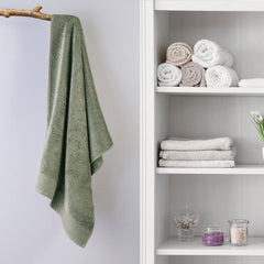 Spread Spain Bath Towels 800 Gsm | Micro Modal Large Size Super Absorbent & Soft Bath Towel (Green)