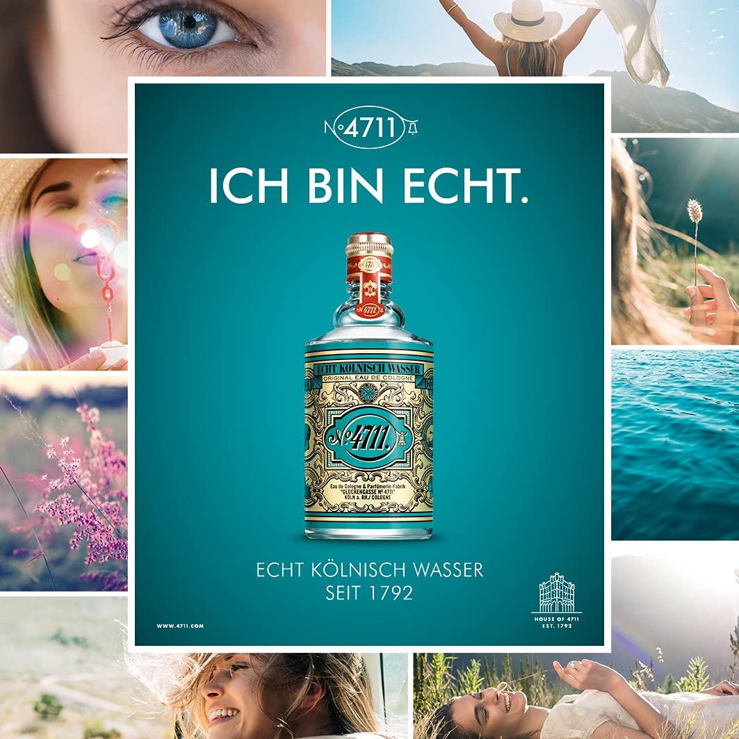 4711 Echt Kolnisch Wasser Original Eau De Cologne 400ml 13.5 Fl.oz. | Long Lasting Fragrance For Men & Women